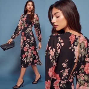 Reformation Luanne midi petite dress 2P